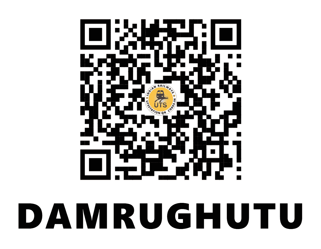 UTS QR Code for DAMRUGHUTU - DRGU (SE - WEST BENGAL)
